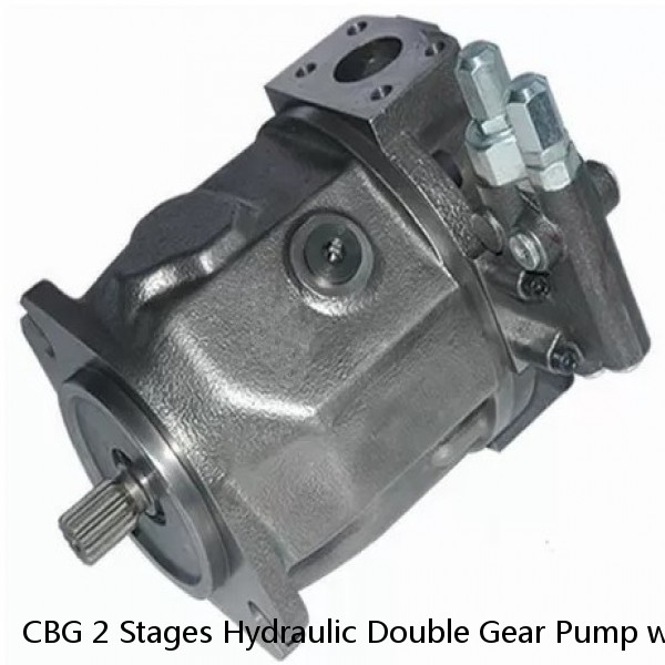 CBG 2 Stages Hydraulic Double Gear Pump with valve for Log Splitter